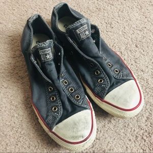 Distressed converse chuck taylor shoes